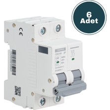 Derko 3 Kutup 6ka C63 Amper   6 Adet Sigorta