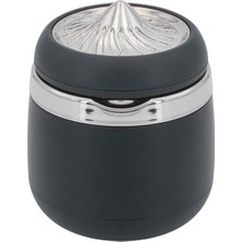 Özgürce Araç Içi Işıklı Porselen Küllük, Krom Renkli, Kapaklı, 7 Renkli, Yanmaz, Koku Geçirmez