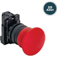 Derko 20 Adet Acil Stop Butonu 1nk (Kapalı)