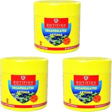 Rotifish Kabuksuz Artemia Yetişkin ve Yavru Balık Yemi 15GR x 3 Adet