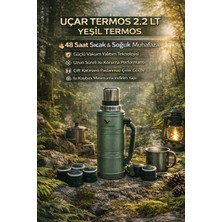 Uçar Termos 2.2 L Kaliteli Vakumlu Çelik Termos