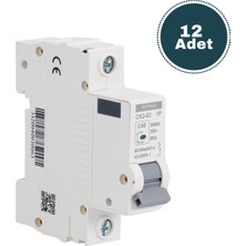 Derko 1 Kutup 6ka B10 Amper 12 Adet Sigorta