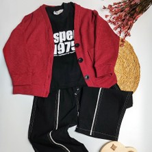 Moda Rüyası Gofre Hırkalı 3’lü Erkek Çocuk Alt Üst Takım – 5-12 Yaş