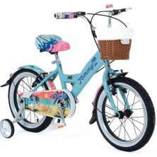 Tommybike 16 Jant Hawaii Çocuk Bisikleti Vitessiz Su Yeşili Renkli 4-6 Yaş Erkek Çocuk İçin