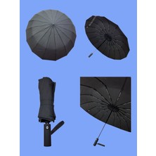 Normadia Çift Destekli Süper Ultra Premium 16 Telli Tam Otomatik Rüzgar Koruyucu Şemsiye