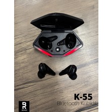 Bomer K55 Kablosuz Kulaklık  Düşük Gecikme Bluetooth Kulaklık Kulak Içi
