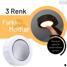 Özgürce 3 Renkli Mıknatıslı Dokunmatik LED Atmosfer Lambası