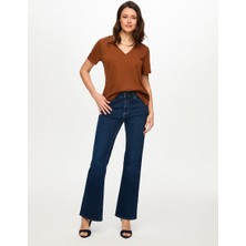 Faik Sönmez %100 Pamuk V Yaka T-Shırt S26TSH007