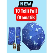 Normadia 10 Telli Otomatik Fiber Gövde Rüzgarda Güçlü Şemsiye