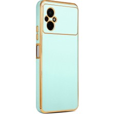Büşra Ayhan Xiaomi Poco M5 Kılıf Bsay Bark Kapak-Mavi Açık