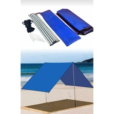 Normadia Portatif Kamp ve Plaj Gölgelik, 150X300CM, Çanta ile Kolay Taşınabilir