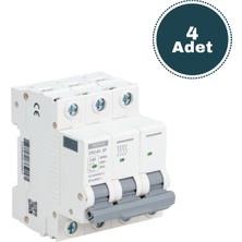 Derko 3 Kutup 6ka C32 Amper  4 Adet Sigorta