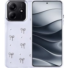 Büşra Ayhan Redmi Note 14 4g Kılıf Airbag Tasarımlı Simli Şeffaf Bsay Kutup Kapak - Fiyonk