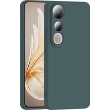 Büşra Ayhan Vivo V50 Lite 4g Kılıf Bsay Mara Lansman Kapak - Koyu Yeşil