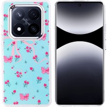 Büşra Ayhan Redmi Note 14 Pro Plus Kılıf Airbag Tasarımlı Bsay Hadra Kapak - Kelebek