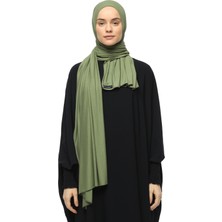 Altobeh Tesettür Penye Şal Düz-Fıstık Yeşili