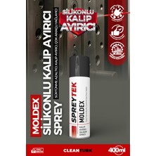 Cleanturk Spreytek Moldex Silikon Sprey | Sürtünme Azaltıcı, Kalıp Ayırıcı, Çok Amaçlı Yağlayıcı