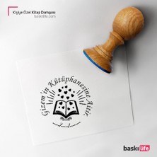 Baskı Life Kişiye Özel Kitap Damgası Kitap Mührü Kaşe Kitap Mühür Özel Damga 253