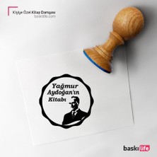 Baskı Life Kişiye Özel Kitap Damgası Kitap Mührü Kaşe Kitap Mühür Özel Damga 08