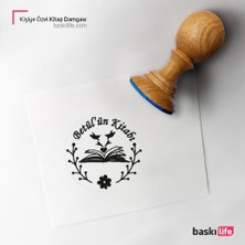 Baskı Life Kişiye Özel Kitap Damgası Kitap Mührü Kaşe Kitap Mühür Özel Damga 302