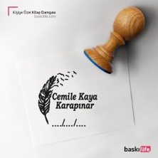 Baskı Life Kişiye Özel Kitap Damgası Kitap Mührü Kaşe Kitap Mühür Özel Damga 20