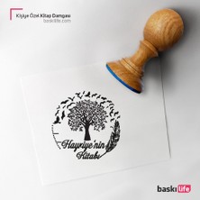 Baskı Life Kişiye Özel Kitap Damgası Kitap Mührü Kaşe Kitap Mühür Özel Damga 59