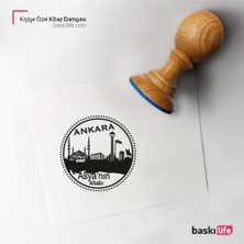 Baskı Life Kişiye Özel Kitap Damgası Kitap Mührü Kaşe Kitap Mühür Özel Damga 96