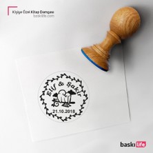 Baskı Life Kişiye Özel Kitap Damgası Kitap Mührü Kaşe Kitap Mühür Özel Damga 223