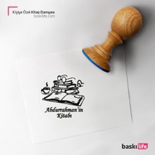 Baskı Life Kişiye Özel Kitap Damgası Kitap Mührü Kaşe Kitap Mühür Özel Damga 304