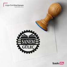 Baskı Life Kişiye Özel Kitap Damgası Kitap Mührü Kaşe Kitap Mühür Özel Damga 51