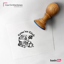 Baskı Life Kişiye Özel Kitap Damgası Kitap Mührü Kaşe Kitap Mühür Özel Damga 291