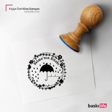 Baskı Life Kişiye Özel Kitap Damgası Kitap Mührü Kaşe Kitap Mühür Özel Damga 45