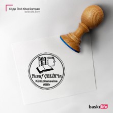 Baskı Life Kişiye Özel Kitap Damgası Kitap Mührü Kaşe Kitap Mühür Özel Damga 74