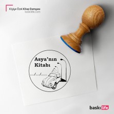 Baskı Life Kişiye Özel Kitap Damgası Kitap Mührü Kaşe Kitap Mühür Özel Damga 02