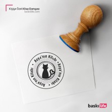 Baskı Life Kişiye Özel Kitap Damgası Kitap Mührü Kaşe Kitap Mühür Özel Damga 90