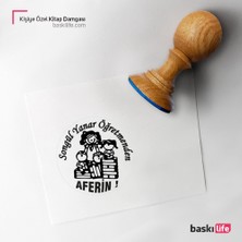 Baskı Life Kişiye Özel Kitap Damgası Kitap Mührü Kaşe Kitap Mühür Özel Damga 287