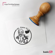 Baskı Life Kişiye Özel Kitap Damgası Kitap Mührü Kaşe Kitap Mühür Özel Damga 256