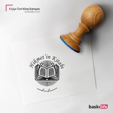 Baskı Life Kişiye Özel Kitap Damgası Kitap Mührü Kaşe Kitap Mühür Özel Damga 252