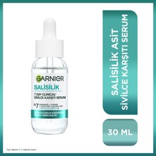 Garnier 7 Day Clinical Salisilik Sivilce Karşıtı Serum 30ML, (7% Niasinamid, Gliserin, Laktik Asit, Centella Asiatica), Vegan