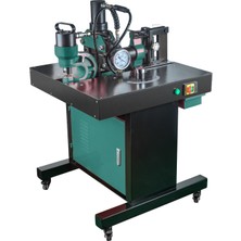 Derko Bakır Bara Işleme Tezgahı Delme Kesme Bükme Pabuç Sıkma 4'ü 1 Arada 200MM 0,75KW 220V Motorlu
