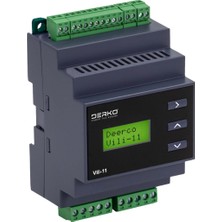 Derko Yerli Yazılım Plc Vılı 11T - Online Izleme / Servo Kontrol / Dahili Ekranlı / 8 Giriş-8 Transistör Çıkış