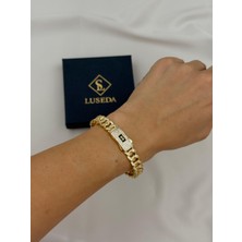 Luseda VIP Zirkon Taşlı Gurmet Kelepçe Bileklik