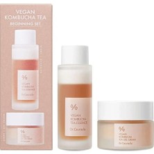 Dr. Ceuracle Vegan Kombucha Tea Beginning Set 2'li – Essence 50ML + Gel Cream 30G