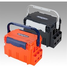 Meiho Siyah Bucket Mouth BM-5000 Balıkçılık Kutusu 440x293x293 mm Pratik Taşıma Koluyla