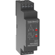 Derko Motor Faz Koruma Rolesi Faz Yokluğu Asimetrik Geniş Kasa (Ck-04)