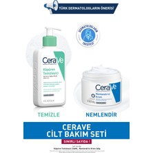 Cerave Temizleyen ve Nemlendiren Cilt Bakım Seti: Köpüren Temizleyici 236 ml & Nemlendirici Krem 340 G