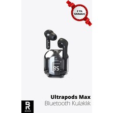 Bomer Bluetooth Kulaklık Kablosuz Ultrapods Dijital Göstergeli  Dokunmatik Yeni Nesil