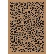 Özgürce 35X50 Çiçek Desenli Kraft Oto Paspas Seti, 50 Adet, Şık ve Dayanıklı