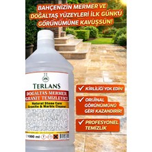 Terlans Doğaltaş Mermer Granit Temizleyici 1000 ml Dış Mekan Natural Stone Care Marble Cleaner