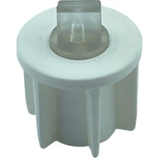 MorPerde 28’lik Kare Şeffaf Pimli Beyaz Boru Sonu Tıpası